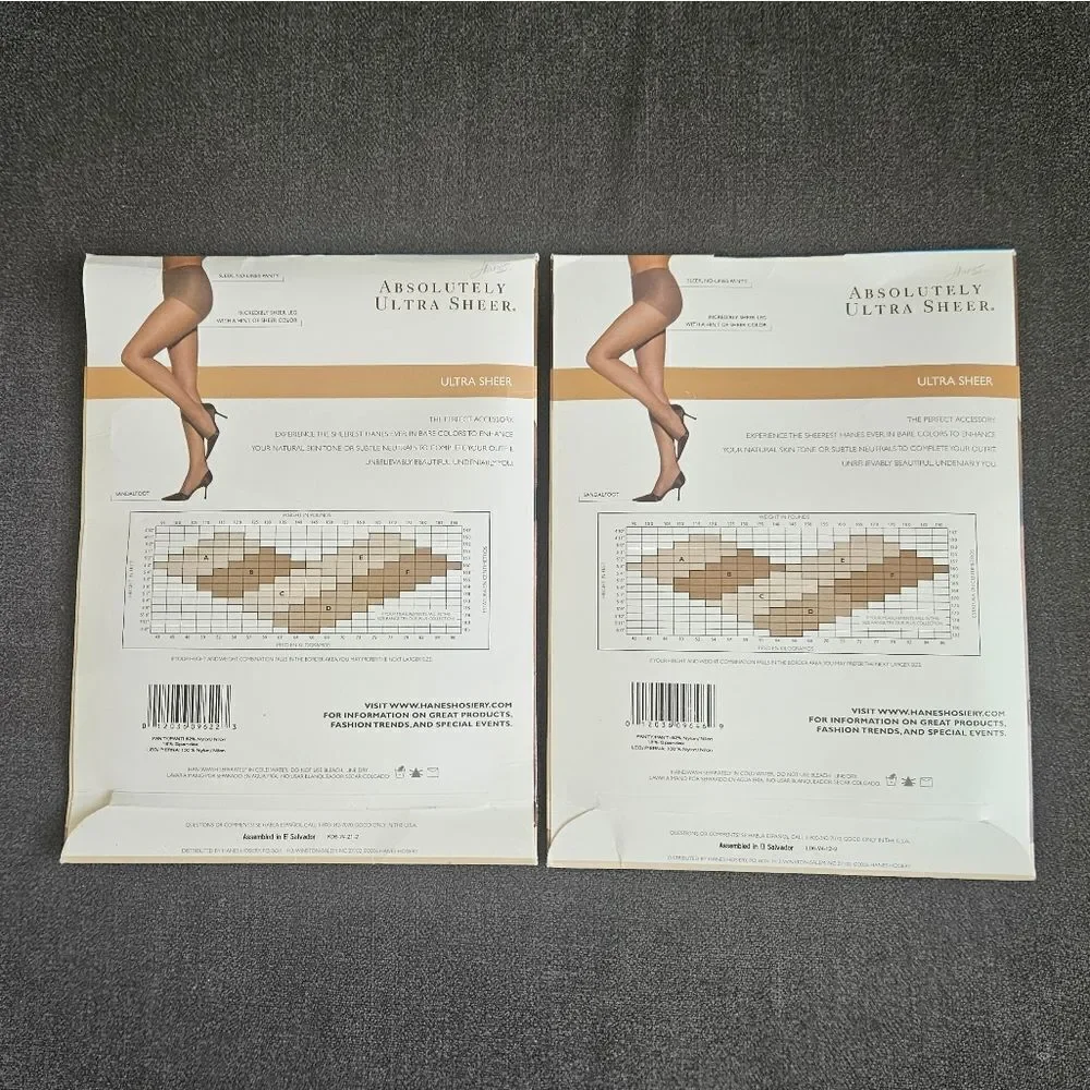 Hanes Absolutely Ultra Sheer Nylon Set of 2